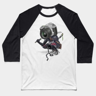 Pentax K5 Silver Samurai (negro) Baseball T-Shirt